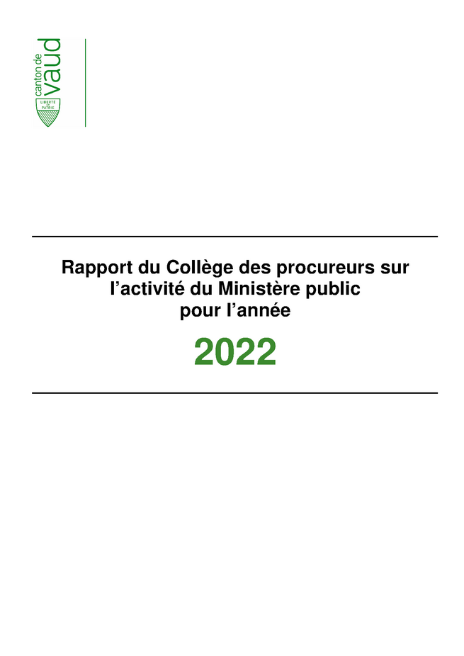 Rapport annuel 2022