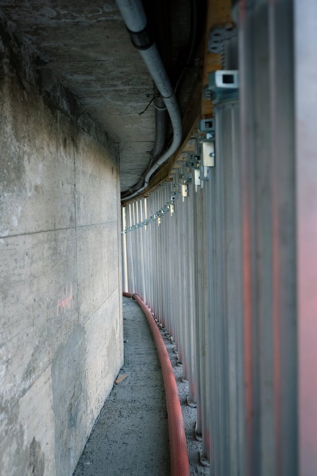 Construction du nouveau pont de la Barboleuse, étape 2023 © Eric Frigière