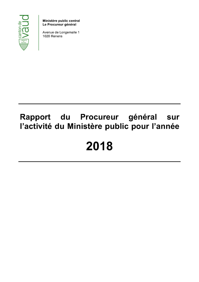 Rapport annuel 2018