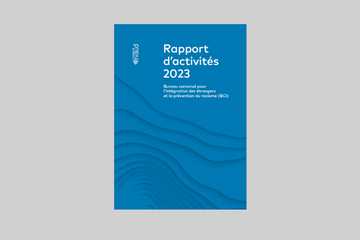 Couverture du rapport d'activités 2023