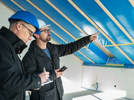 Controle chantier énergie par un professionnel