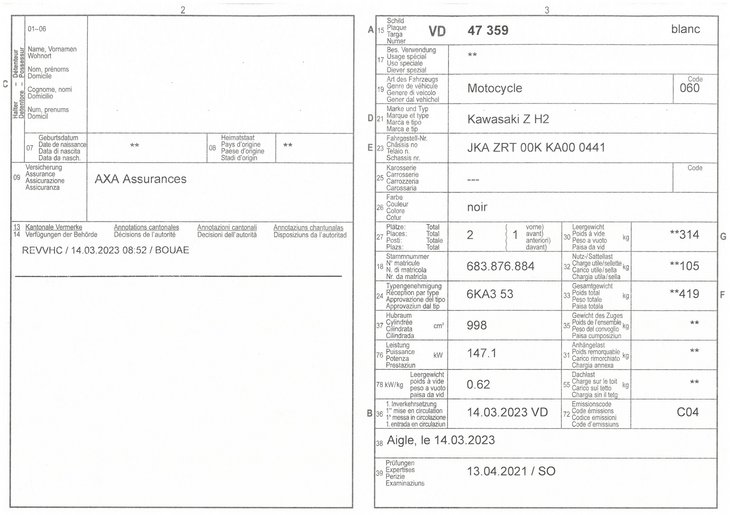 Permis de circulation