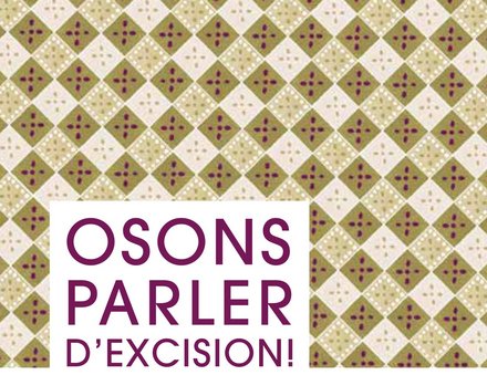 Couverture du dépliant "Osons parler d'excision".