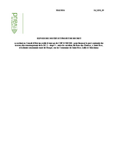 Exposé des motifs et projet de décret au format PDF