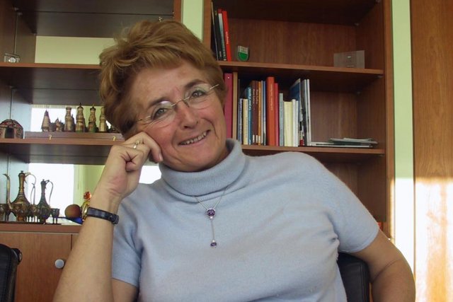 Jacqueline Maurer dans son bureau