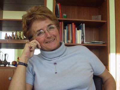Jacqueline Maurer dans son bureau