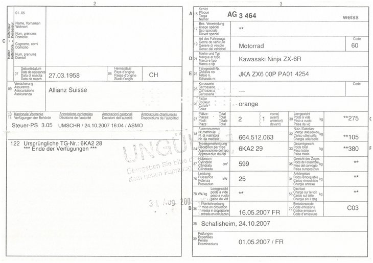 Permis de circulation