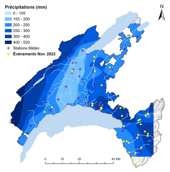 Précipitation novembre 2023