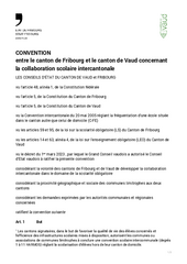 Convention au format PDF
