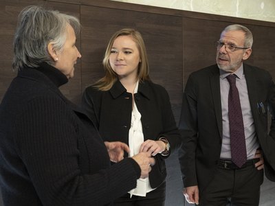 Photo de la conférence de presse fiscalité 2025