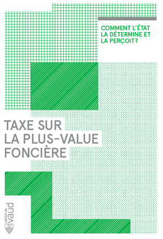 Page de couverture de la brochure sur la taxe sur la plus-value foncière