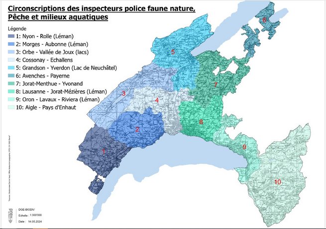 Circonscriptions - pêche et milieux aquatiques 