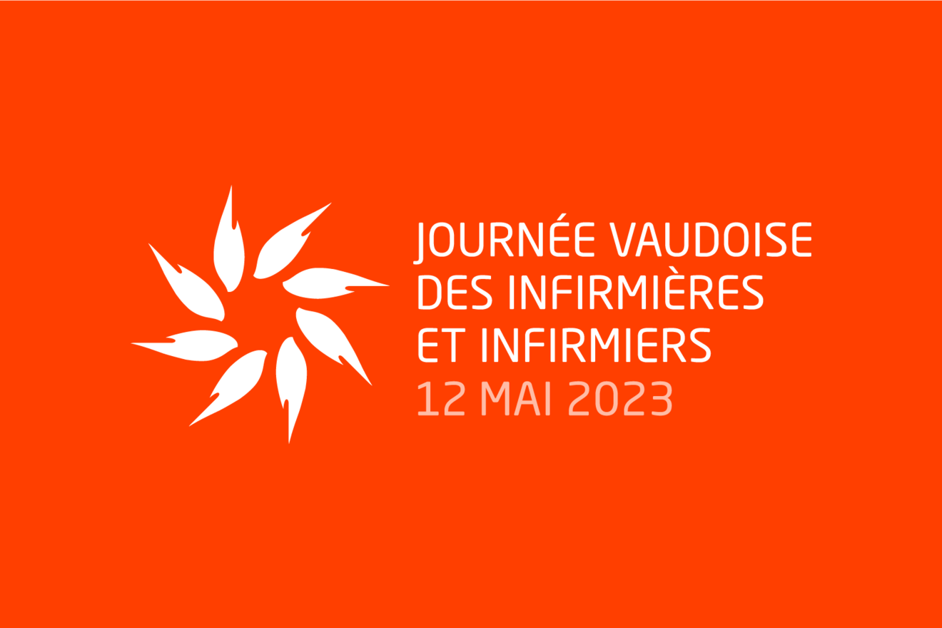 Logo de la journée vaudoise des infirmières et infirmiers 2023