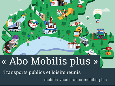 texte et image (carte du canton dessinée avec moyens de transports illustrés)