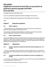 Règlement d'application au format PDF