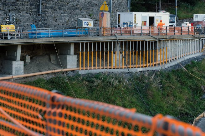 Construction du nouveau pont de la Barboleuse, étape 2023 © Eric Frigière