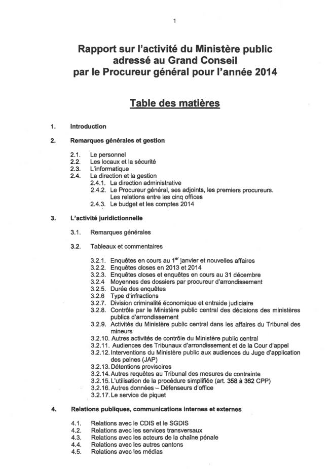 Rapport annuel 2014