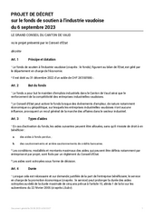 Projet de décret au format PDF