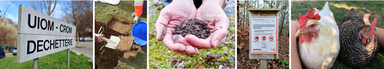 Photos en lien avec la pollution aux dioxines