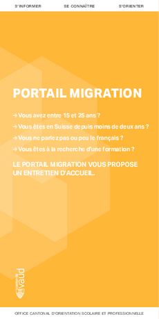 Flyer Portail migration