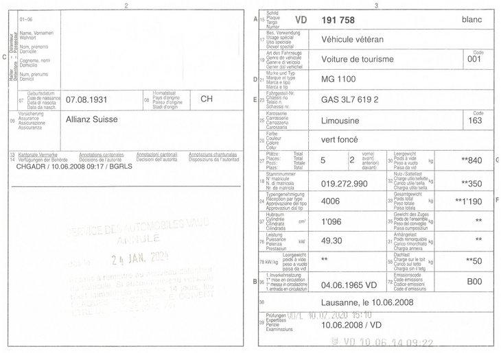 Permis de circulation