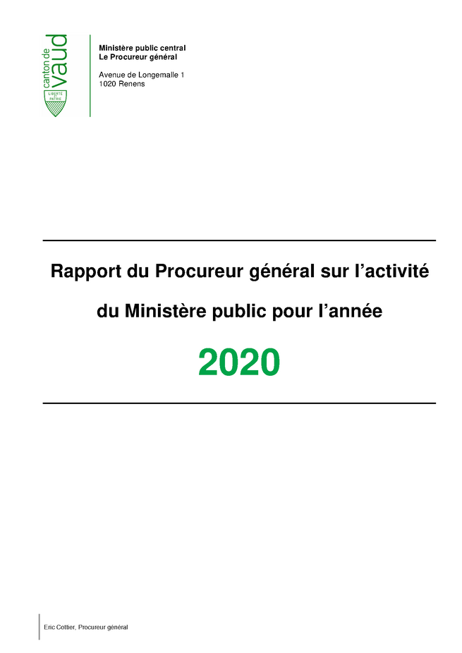 Rapport annuel 2020