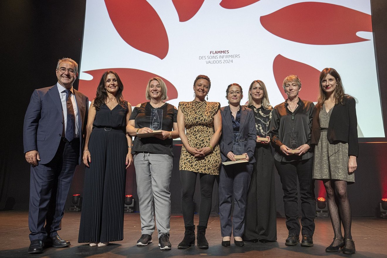 Lauréates des Flammes des soins infirmiers vaudois 2024