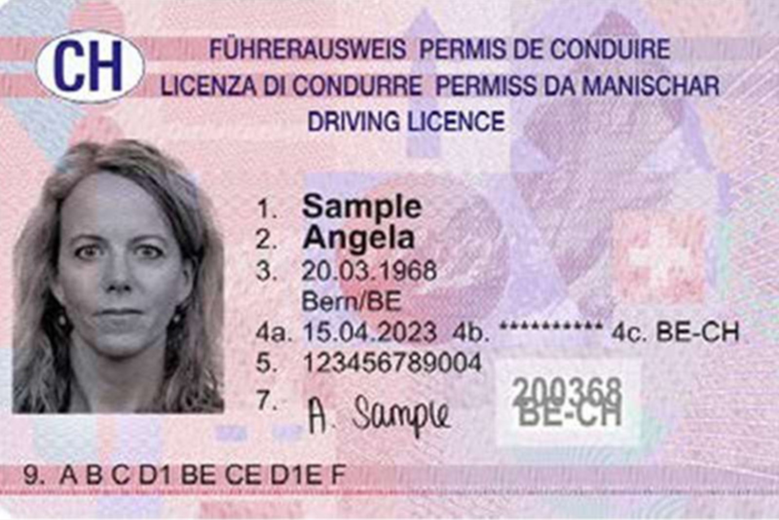 Nouveau permis de conduire suisse à haut niveau de sécurité État de Vaud