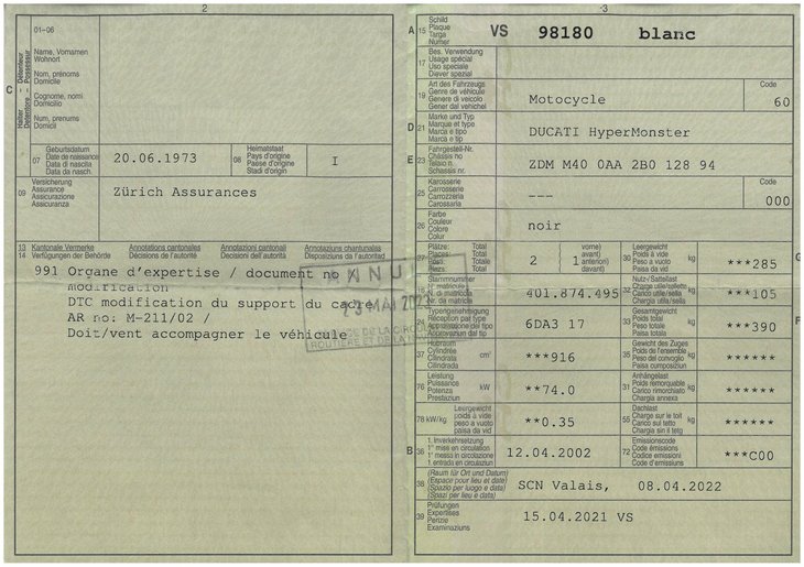 Permis de circulation