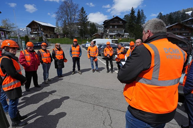 Visite du chantier par la CTITM © Eric Frigière