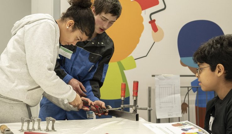 De nombreuses expériences ont été proposées aux enfants toute la semaine.