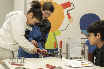 De nombreuses expériences ont été proposées aux enfants toute la semaine.