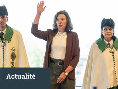 Chloé Besse prête serment devant le plénum