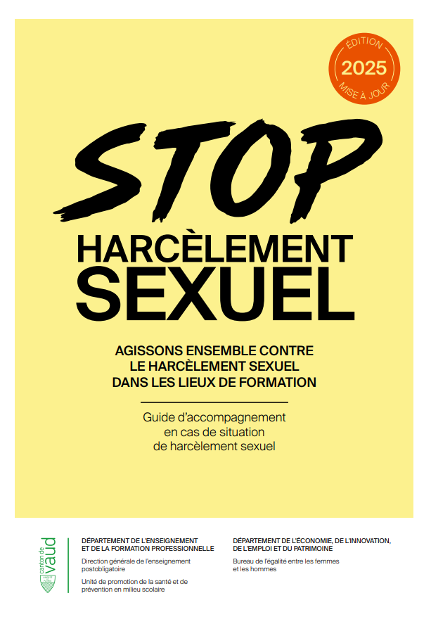 Brochure Stop Harcèlement sexuel