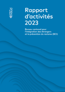 Couverture du rapport d'activités 2023