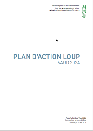 Plan d'action loup Vaud 2024