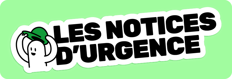 Titre illustré: Les notices d'urgence